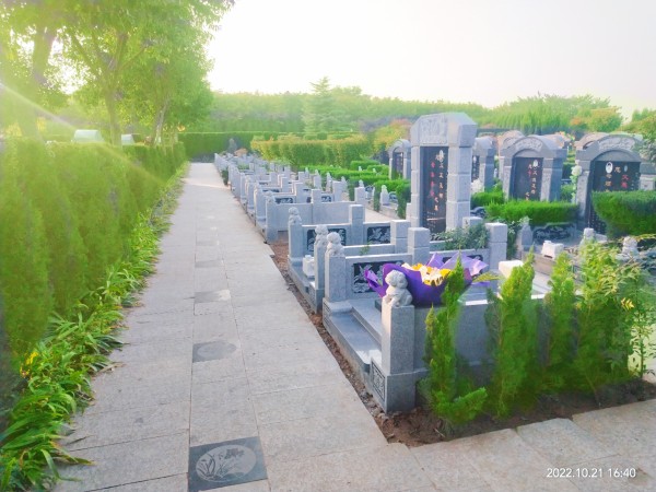 洛阳九皇仙府陵园清风苑一拖一两代墓区