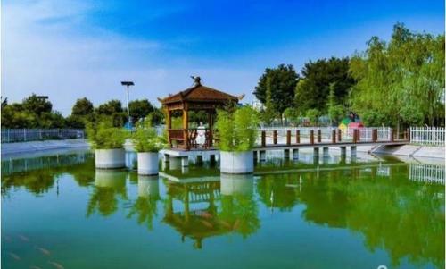 洛阳凤凰山纪念园山水绿植景观