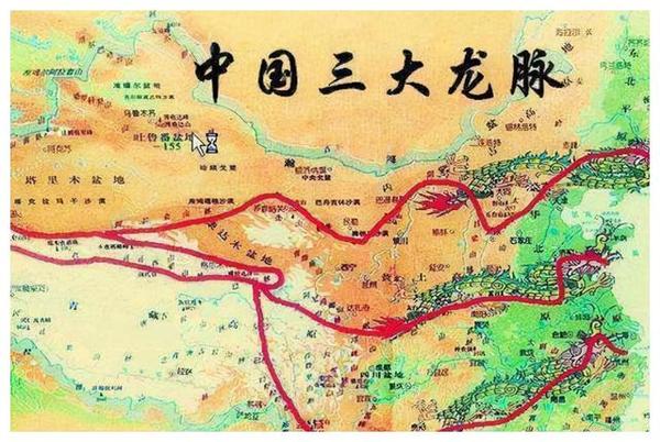 中国三大龙脉分布图
