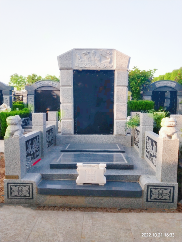 洛阳九皇陵园清风苑一拖一两代墓价格