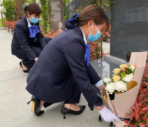 仙鹤陵园中秋代祭